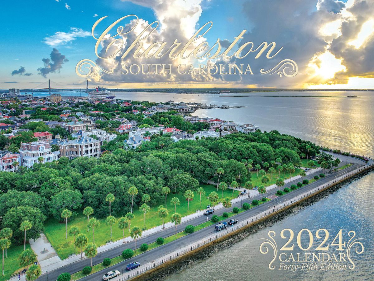 2024 Charleston SC Calendar, 48th Edition, spiral bound, US shipping only